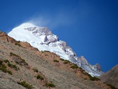 05 First View Of Aconcagua Close Up In The Relinchos Valley From Casa de Piedra To Plaza Argentina Base Camp